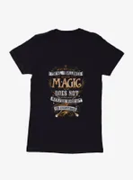 Harry Potter Wands Out Quote Womens T-Shirt