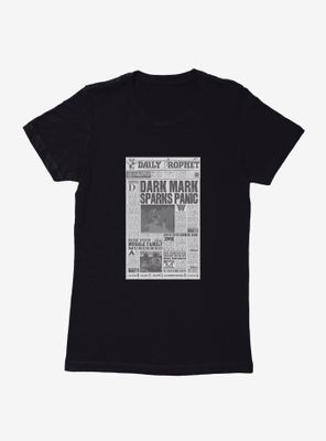 Harry Potter Daily Prophet Dark Mark Womens T-Shirt