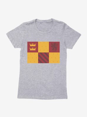 Harry Potter Gryffindor Checkered Patterns Womens T-Shirt