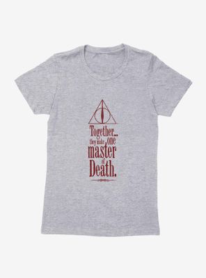 Harry Potter Deathly Hallows Master Of Death Womens T-Shirt