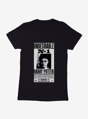 Harry Potter Undesirable No 1 Warrant Womens T-Shirt