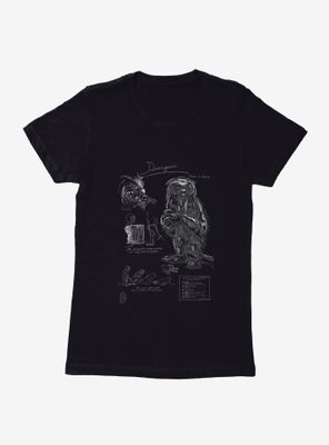 Fantastic Beasts Demiguise Page Womens T-Shirt