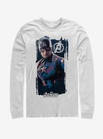 Marvel Avengers: Endgame Cap Banner Long Sleeve T-Shirt