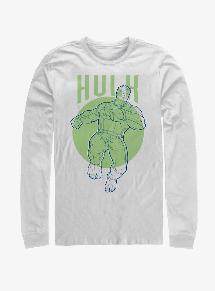 Marvel Avengers: Endgame Hulk Simplicity Long Sleeve T-Shirt