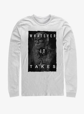 Marvel Avengers: Endgame Darken Cap Long Sleeve T-Shirt