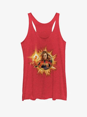 Marvel Avengers: Endgame Fire Cap Womens Tank Top