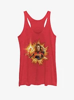 Marvel Avengers: Endgame Fire Cap Womens Tank Top