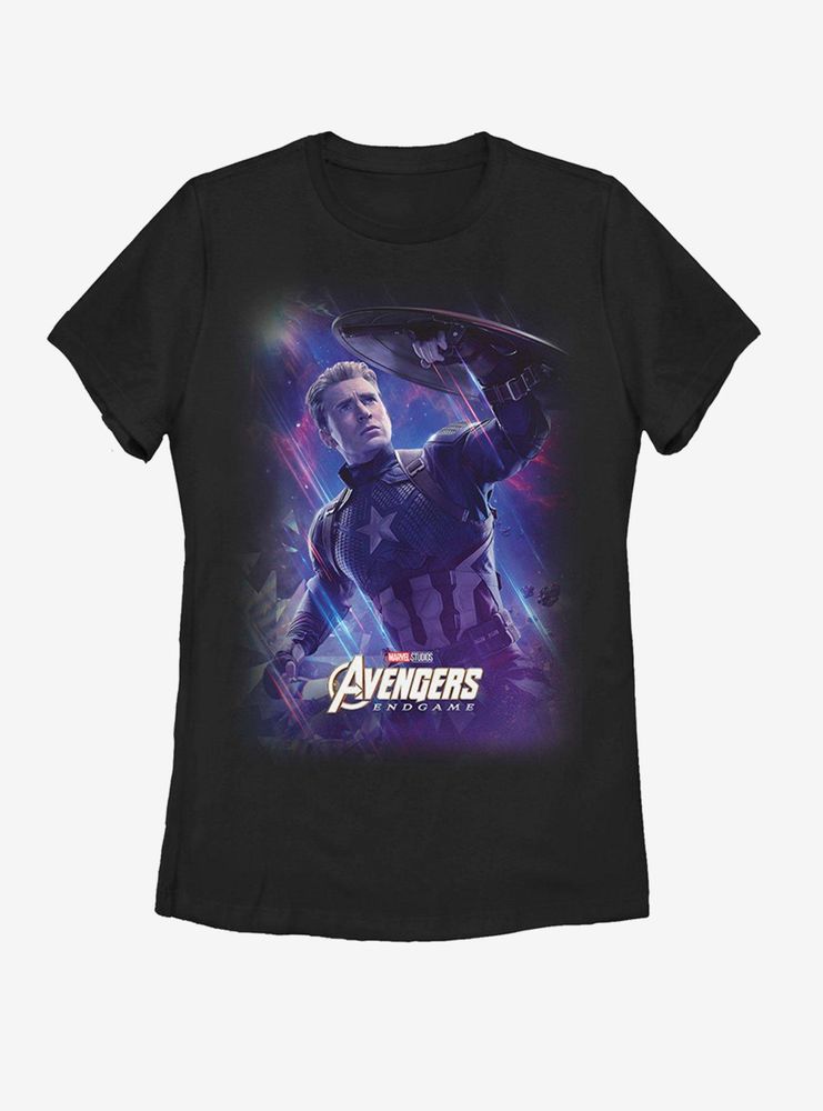 Marvel Avengers: Endgame Space Cap America Womens T-Shirt