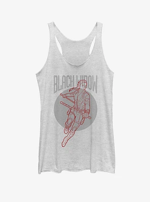 Marvel Avengers: Endgame Black Widow Simplicity Womens Tank Top