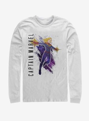 Marvel Avengers: Endgame Captain Painted Long Sleeve T-Shirt