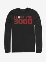 Marvel Avengers: Endgame Iron Man Love 3000 Long Sleeve T-Shirt