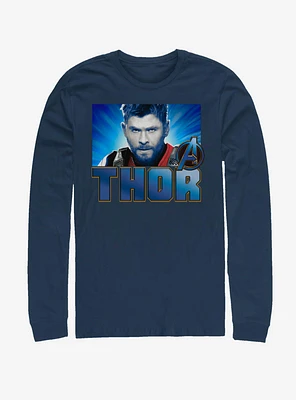 Marvel Avengers: Endgame Thor Gaze Long Sleeve T-Shirt