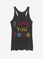 Marvel Avengers: Endgame Love 3000 Symbols Womens Tank Top