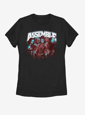 Marvel Avengers: Endgame Assemble The Heroes Womens T-Shirt