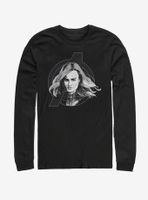 Marvel Avengers: Endgame Black and White Long Sleeve T-Shirt