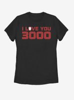 Marvel Avengers: Endgame Iron Man Love 3000 Womens T-Shirt