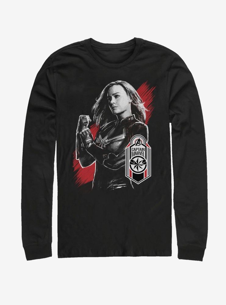 Marvel Avengers: Endgame Cap Tag Long Sleeve T-Shirt