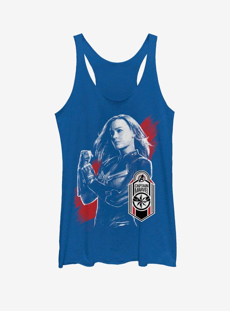 Marvel Avengers: Endgame Cap Tag Womens Tank Top