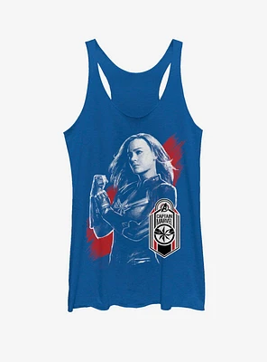 Marvel Avengers: Endgame Cap Tag Womens Tank Top