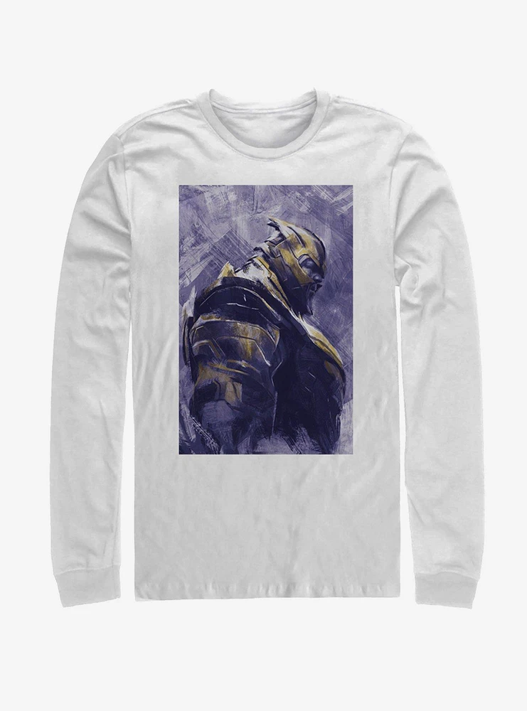 Marvel Avengers: Endgame Thanos Painted Long Sleeve T-Shirt