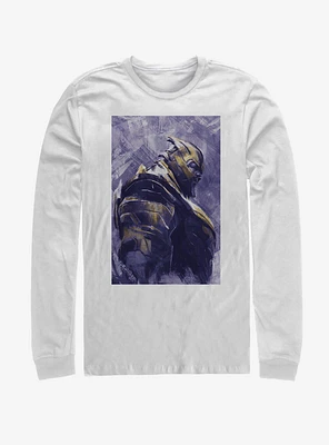 Marvel Avengers: Endgame Thanos Painted Long Sleeve T-Shirt