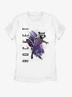 Marvel Avengers: Endgame Rocket Painted Womens T-Shirt