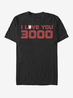 Marvel Avengers: Endgame Iron Man Love 3000 T-Shirt