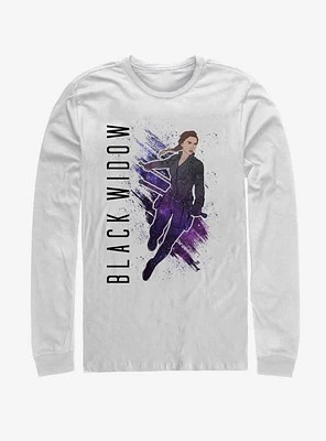 Marvel Avengers: Endgame Black Widow Painted Long Sleeve T-Shirt