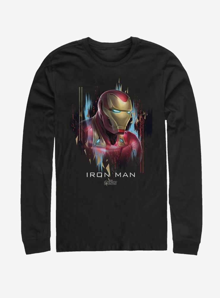 Marvel Avengers: Endgame Ironman Portrait Long Sleeve T-Shirt