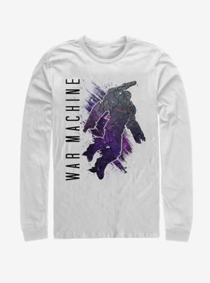 Marvel Avengers: Endgame War Machine Painted Long Sleeve T-Shirt