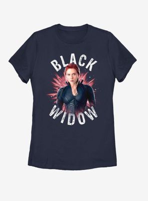 Marvel Avengers: Endgame Black Widow Burst Womens T-Shirt
