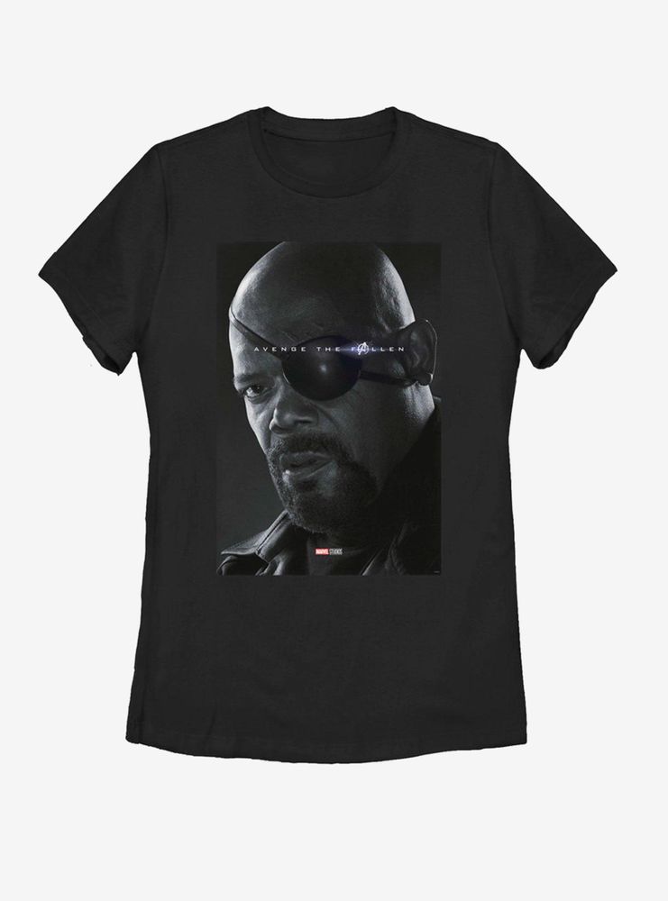 Marvel Avengers: Endgame Avenge Nick Fury Womens T-Shirt