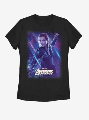 Marvel Avengers: Endgame Space Black Widow Womens T-Shirt