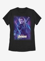 Marvel Avengers: Endgame Space Black Widow Womens T-Shirt