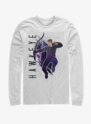 Marvel Avengers: Endgame Hawkeye Painted Long Sleeve T-Shirt