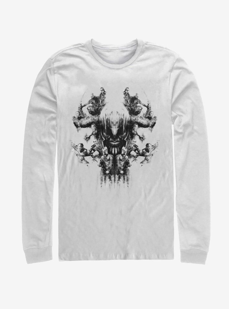 Marvel Avengers: Endgame Smoke Skull Long Sleeve T-Shirt