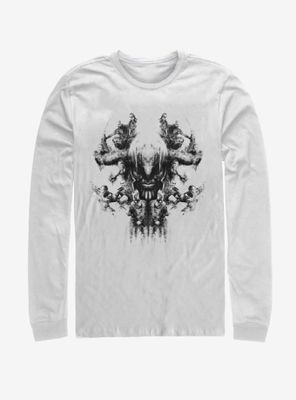 Marvel Avengers: Endgame Smoke Skull Long Sleeve T-Shirt