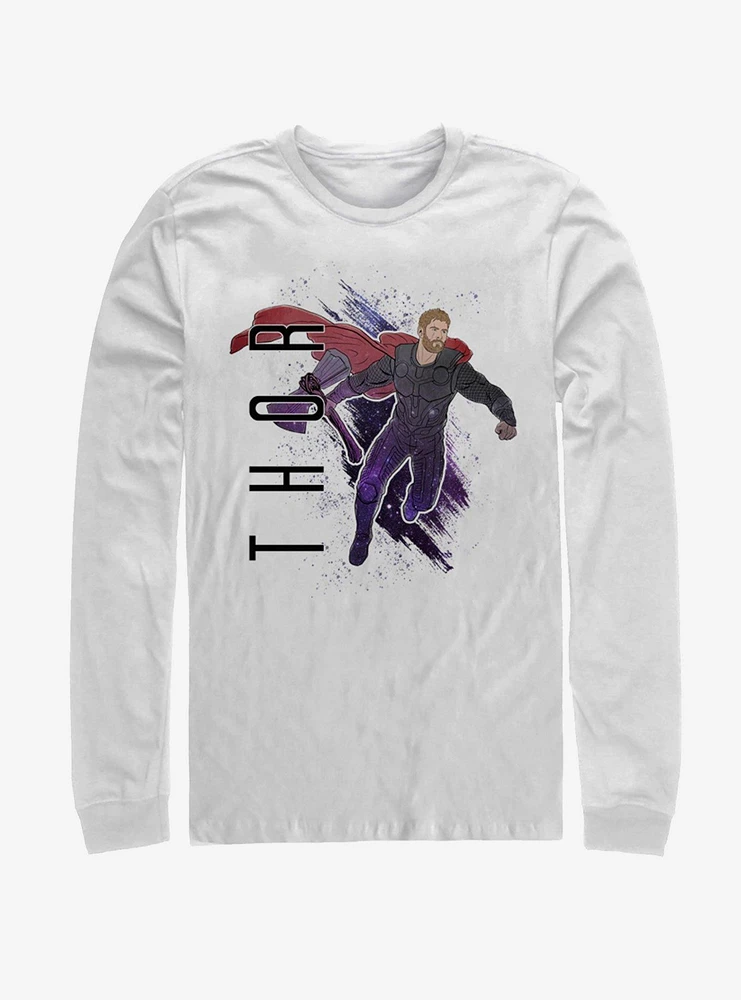 Marvel Avengers: Endgame Thor Painted Long Sleeve T-Shirt