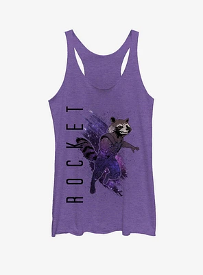 Marvel Avengers: Endgame Rocket Painted Womens Tank Top