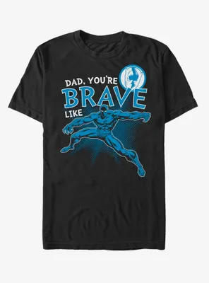 Marvel Black Panther Brave Like Dad T-Shirt