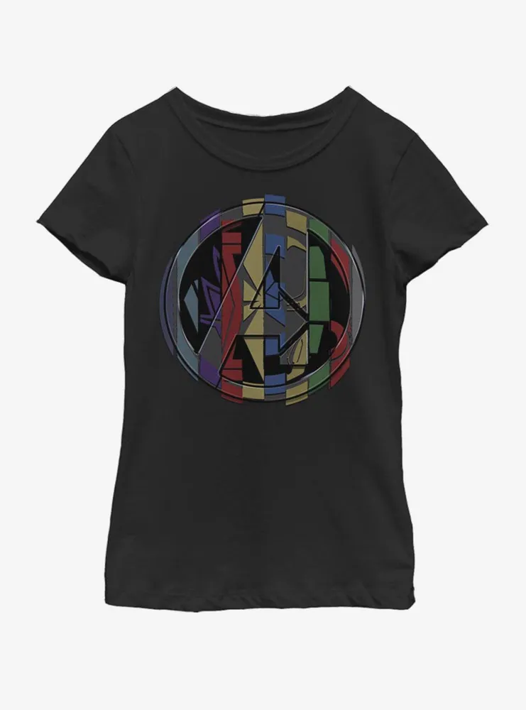 Marvel Avengers: Endgame Badge Mashup Youth Girls T-Shirt