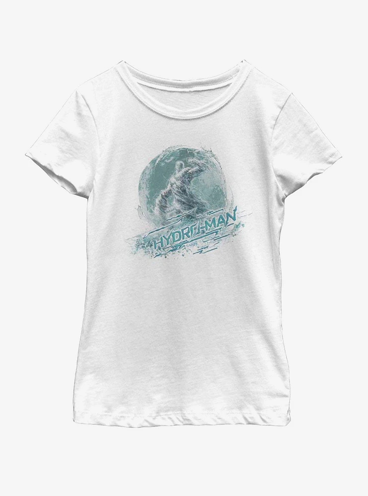 Marvel Spiderman Far From Home Hydro-Man Bubble Youth Girls T-Shirt