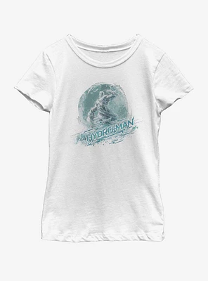 Marvel Spiderman Far From Home Hydro-Man Bubble Youth Girls T-Shirt