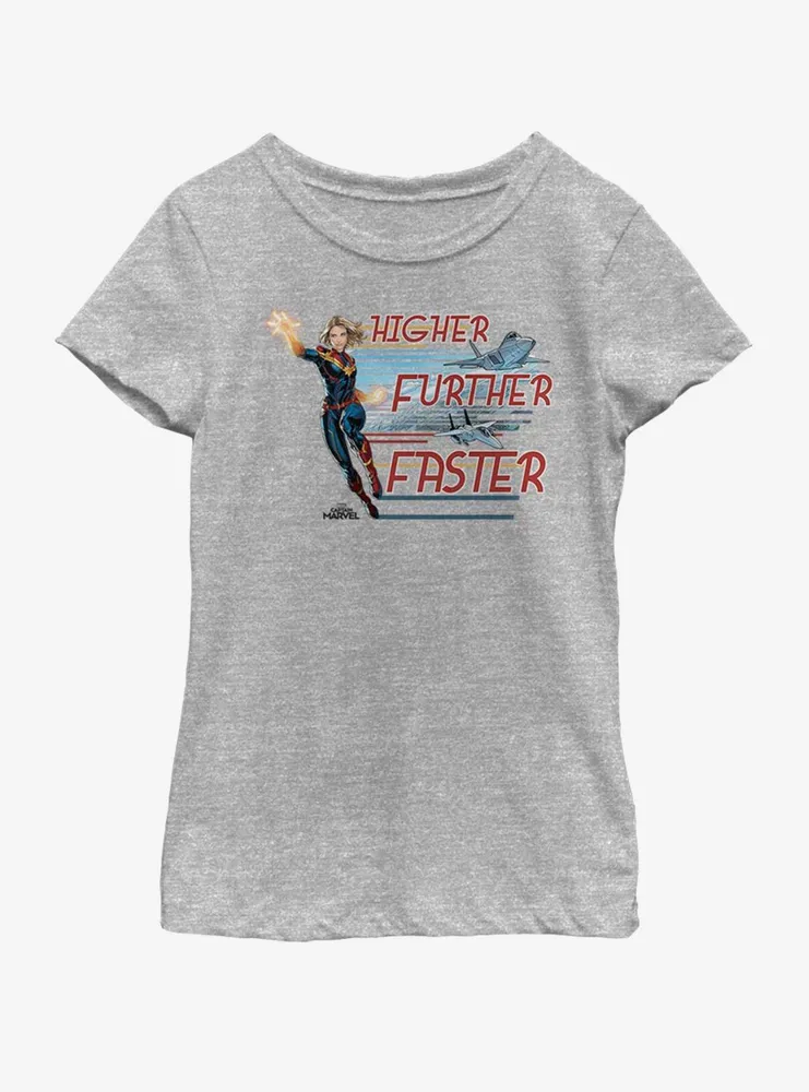 Marvel Captain Stream Jets Youth Girls T-Shirt