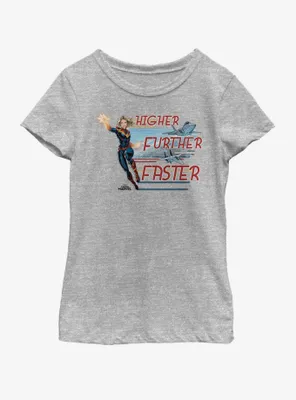 Marvel Captain Stream Jets Youth Girls T-Shirt