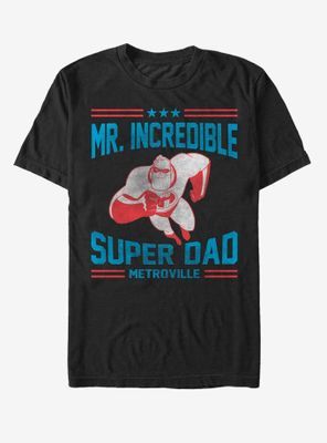 Disney Pixar Incredibles  Athletic Super Dad T-Shirt