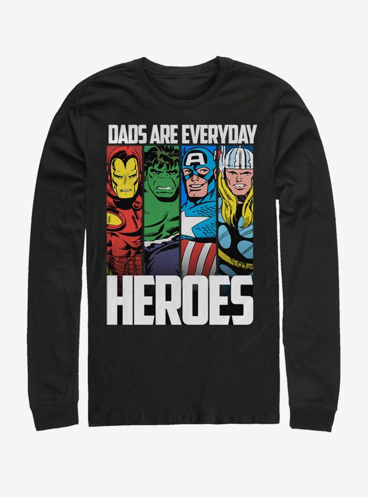 Marvel Everyday Hero Dad Long Sleeve T-Shirt