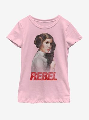 Star Wars Leia Rebel Youth Girls T-Shirt