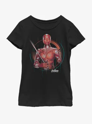 Marvel Black Panther Okoye Tech Youth Girls T-Shirt