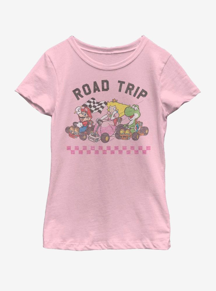 Nintendo Roadtripin Mario Youth Girls T-Shirt